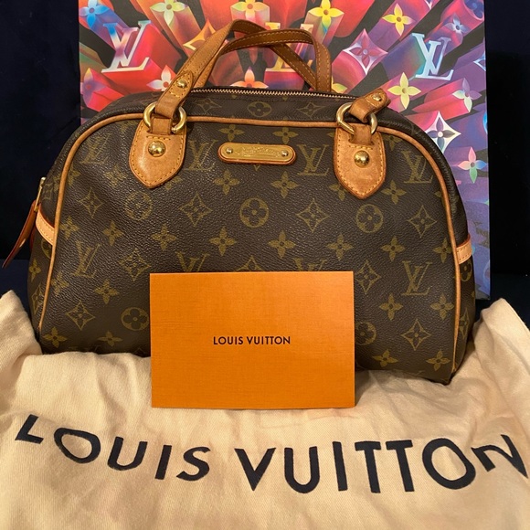 LOUIS VUITTON Monogram Montorgueil GM 85757